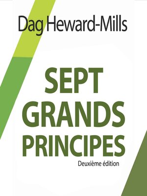 cover image of Sept Grands Principes